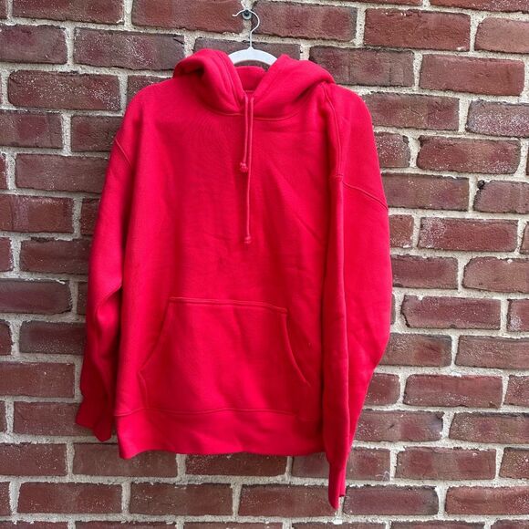 aritzia Tna $98 Bubble Fleece Boyfriend Hoodie medium - Picture 2 of 7
